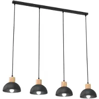 Emibig Hänglampa Seco LIGHTING, dimbar, Svart, Vardagsrum / matsal, Metall, Pendellampa