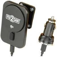 Fix2car Qi2 15W magnetisk trådlös laddare / bilhållare - Magsafe-kompatibel - Svart