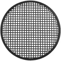 Monacor MZF-8631 Högtalargaller (Ø x H) 31 cm x 15 mm