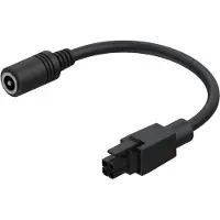 Teltonika - Strömadapter - DC-jack 5,5 x 2,1 mm (hona) till 4-polig kontakt (3 mm tonhöjd) (hane) - 10 cm - för RUT200, RUT300, RUT360, RUT951, RUT956, RUTX12, RUTX14, TCR100, TSW100, TSW110