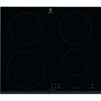 Electrolux LIR60430, Svart, Inbyggnad, 60 cm, Zon induktionshäll, 4 zon(er)
