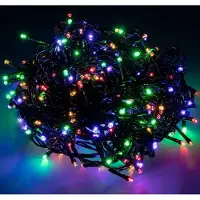 Springos julbelysning 300 LED färgade