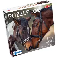 Tactic Pussel - Hästar i Love - 100 Delar - - One Size - Pussel