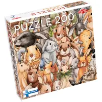 Tactic Pussel - 200 Delar - 43x29 cm - Kaniner - - One Size - Pussel