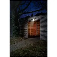 Ledvance ENDURA PRO FLOOD SENSOR - Säkerhetslampa - LED - 15 W - svalt vitt ljus - 4000 K - mörkgrå