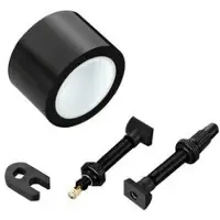 Zipp Tubeless Kit 26 Mm Tape/2 Universal Valves 100 Mm/1 Valve Core Wrench Reparationssats