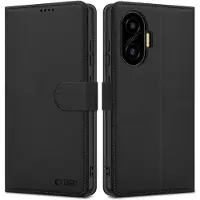 Tech-Protect Xiaomi Poco F7 plånboksfodral med magnet och stativ - Svart