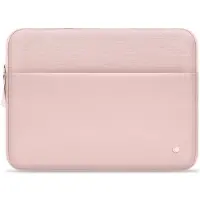 TechProtection laptopfodral med tillbehörsficka – 15–16 tum – rosa
