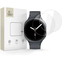 Tech-Protect Samsung Galaxy Watch8 Glass Fit+ skärmskydd av härdat glas - 44mm - 2 st. - Klar
