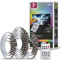 Paulmann 78882, Belysningslist för TV, Atmosfär, inomhus, Svart, Plast, IP20