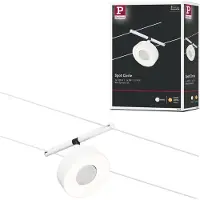 Paulmann WS DC Circle Lågspänning-linsystem LED Matt vit, Krom