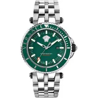 Versace SP Klocka - - V-Race Diver VEAK00721 - Kvarts - Rostfritt stål - 46 mm - Grön