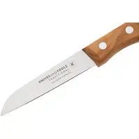 Knivesandtools Traditional Paring Knife, stainless steel, olive wood, peeling knife
