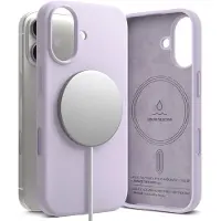 Ringke iPhone 17 Liquid Silicone MagSafe Skal - Ljuslila