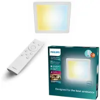 Philips Valen 13w 1500 Lumens 2200-6500k 295 X 37 X 295 Mm Utanpåliggande Led-downlight