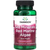 Swanson Health , Havsalts: Röd Marin Alge, 60 Veggie kapslar