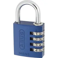 ABUS ABVS48807 Hänglås 41.5 mm Blå Kombination