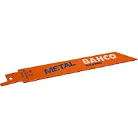 Bahco Sandflex Bimetallisk Sabelbladssats För Skärning Av Metaller 14 Dpp 300 Mm 100 Enheter