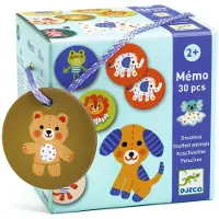 Djeco Memoryspel - Djur - - One Size - Memoryspel