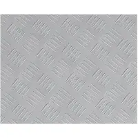 vidaXL Silver Aluminium 50 x 40 x 0.3 cm Trapstegsmattor Rektangulär