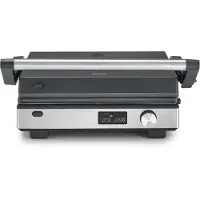 Severin 2380 Klämgrill Svart, Silver