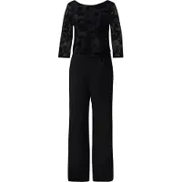 Comma Jumpsuit antracit / svart