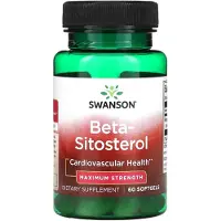 Swanson Health Beta-sitosterol, Maximal styrka, 160 mg, 60 mjuka kapslar