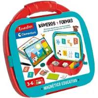 Clementoni Pedagogisk Magnetisk Portfölj Nummer Och Former Brädspel