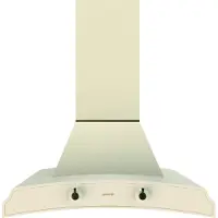 Gorenje Classico DK63MCLI - Kåpa - skorsten - bredd: 60 cm - djup: 50 cm - utsug och återcirkulering (-) - med inbyggd motor - elfenben