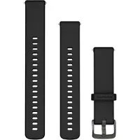 Garmin svart Quick release silikonarmband 18mm 010-12932-01