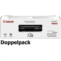 Canon 728 svart toner 2-pack (original)