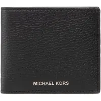 Michael Kors för män. 39S0LHDF1L Hudson smal plånbok i svart kornigt läder (OSFA), Casual