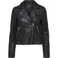 Selected Katie Leather Jacka