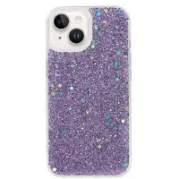 Mtp Products iPhone 14 Glitter Flakes TPU-skal - Lila