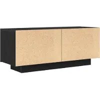 vidaXL TV-skåp Svart Ek 100 x 35 x 40 cm Konstruerat trä