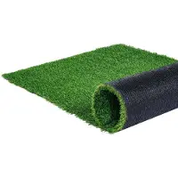 Vevor Konstgräs, 1,2 x 1,8 m matta grön torv, 35 mm konstgräsmatta för utomhusterrassen, lätt att rengöra med dräneringshål, perfekt för mångsidiga hem, inomhusentréer, skrapmattor för hundar