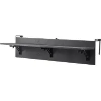 Vevor Hängbord för balkong, 30 x 120 cm hopfällbart balkongräckebord, barbord för utomhusbalkong för räcken, 22,5 kg last, passar räcken från 2,5 till 10,5 cm, serveringsbord för uteplats och altan