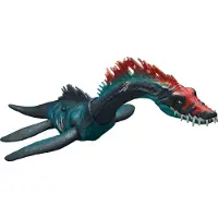 Mattel Jurassic World Chao Theory Gigantiska sprare Styxosaurus Dinosaurie Figur Stora arter Leksak Head Attack Chomp & Paddle Motion Digital Pl