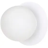 Valotorni Vägglampa Minerva K1 LIGHTING, dimbar, Vitt / opal, Hall, Metall, Vägglampa, vägglampa inomhus