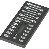 Wera 05150113001 05150113001 TORX, Inner-sexkantig Spärrhandtag Zyklop 22 delar