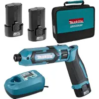 Makita TD022DSE TD022DSE Slagskruvdragare 7.2 V 1.5 Ah Li-Ion inkl. 2x batterier, inkl. väska