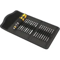Wera Skruvmejselskaft WE05051043001; ESD; PH; PZ; SL; TX; HEX; 17 st. + Bits spår