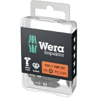 Wera Bits spår 851/1 IMP DC; PZ2; 1 st.