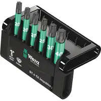 Wera Mini-Check Impaktor 2 05057693001 Bit-Set 6 delar Inner-TORX Impactor-teknik