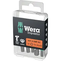 Wera Impulsvridmunstycke WE05057666001; Impaktor; 1/4''; Torx; TX30; 50 mm; 5 st.