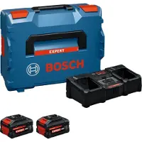 Bosch Starter-set 2x Exba18v-80 Batteriladdare