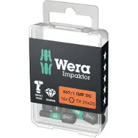 Wera Bits spår 867/1 IMP DC Impaktor TORX; TX25; 25 mm; 1 st.