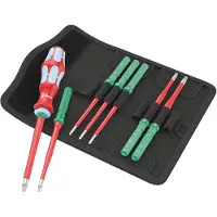 Wera Skruvmejselskaft WE05006630001; VDE; Torx; 8 st. + Bits spår