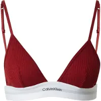 Calvin Klein Unlined Triangle Bralette Cotton Modal Stretch Rib