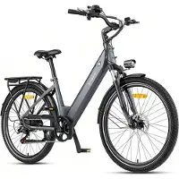 ENGWE Vélo électrique - ENGWE - P275 SE - 27,5 pouces - Autonomie 120 km - Moteur 250 W - Gris grå